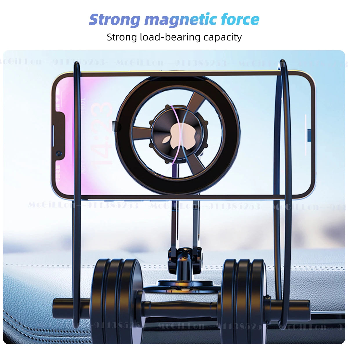 CowLost | product_id-strong-magnetic-foldable-360-rotate-car-phone-holder-for-magsafe-iphone-14-13-gps-air-vent-mount |5