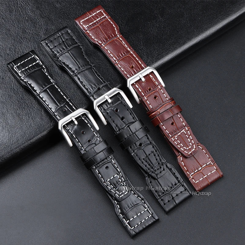 CowLost | bracelets-product_id-leather-watch-strap-20mm-21mm-22mm-for-iwc-pilot-waterproof-sport-replacement-bracelet-unisex |4