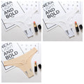 CowLost | product_id-3pcs-womens-low-rise-seamless-ice-silk-solid-color-g-string-thongs |15