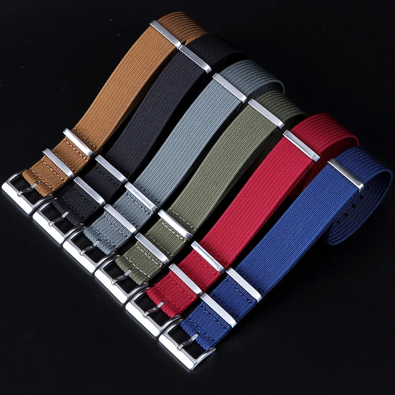 CowLost | bracelets-product_id-hqstrap-nylon-watch-strap-18mm-22mm-military-sport-replacement-band-brown-green-black |4