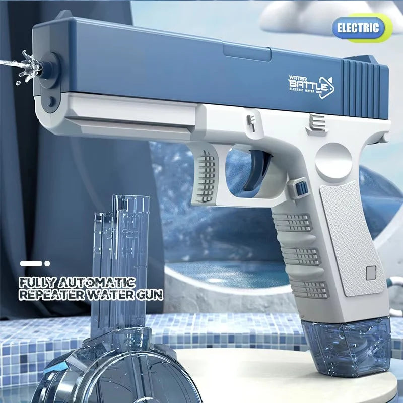 Portable Automatic Electric Burst Water Gun Toy for Kids Outdoor Play