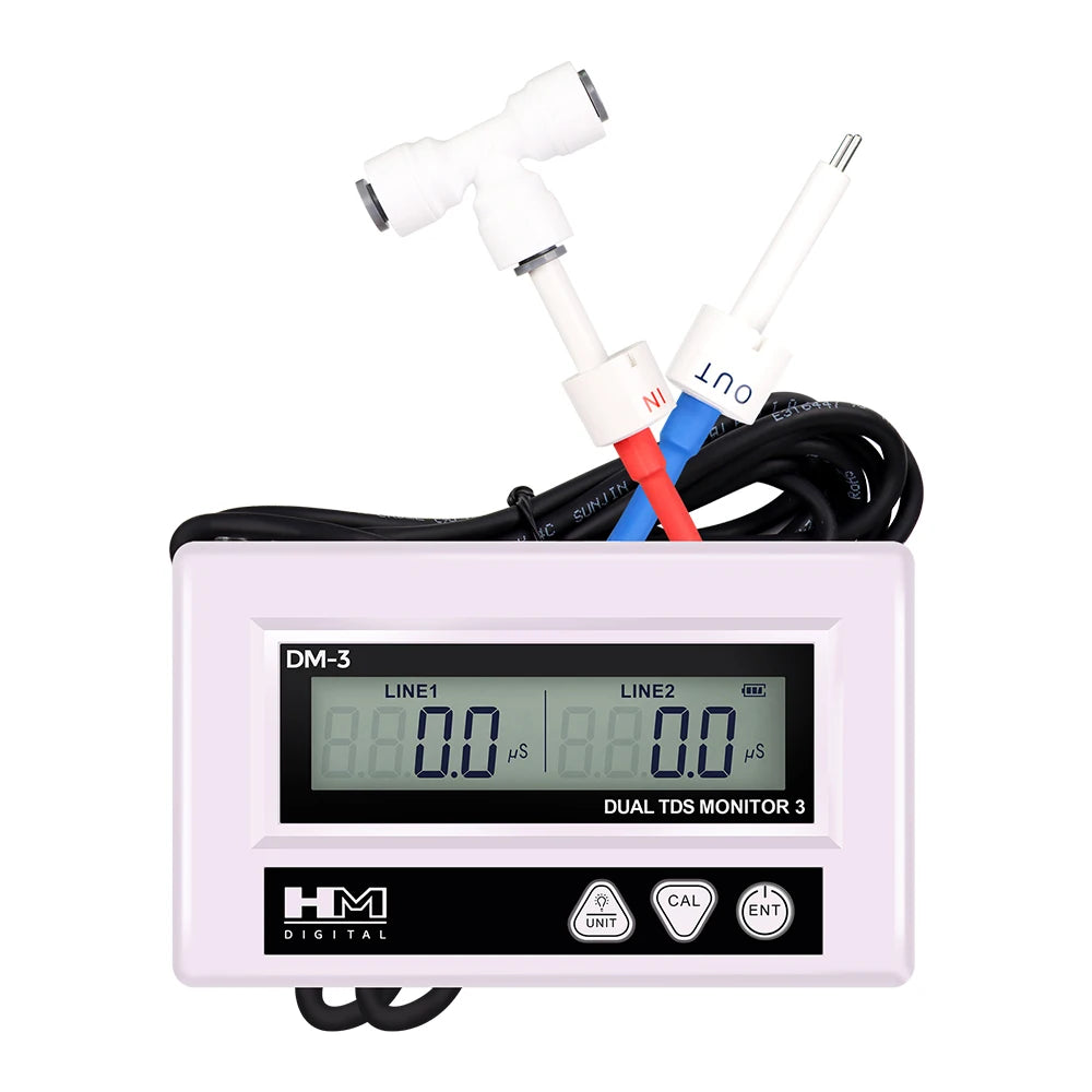 HM Digital Online Dual Channel TDS EC Meter LCD Water Quality Tester for Pool Laboratory