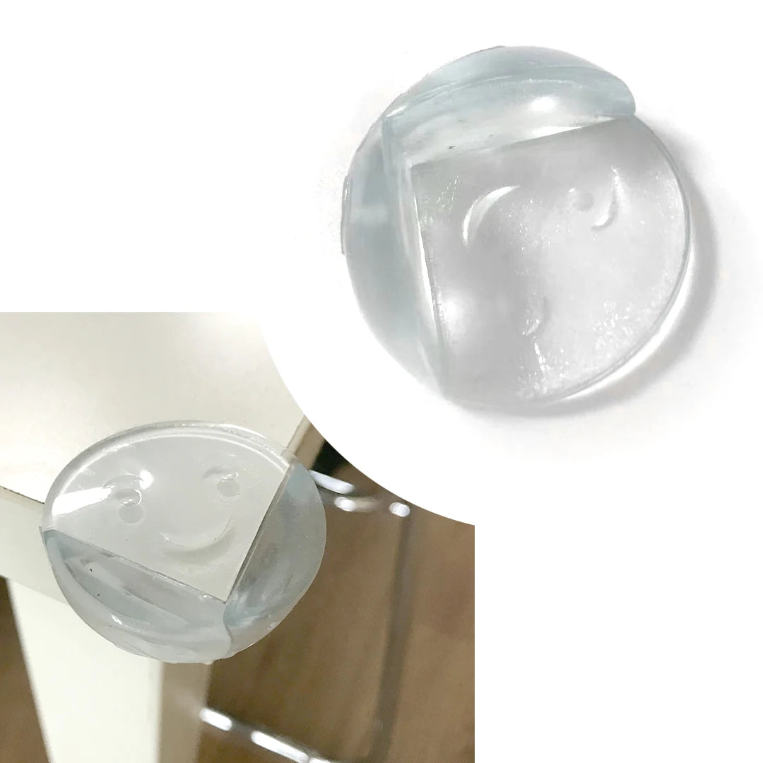 10pcs/lot Rubber Transparent L Shape Baby Safety Silicone Corner Protector