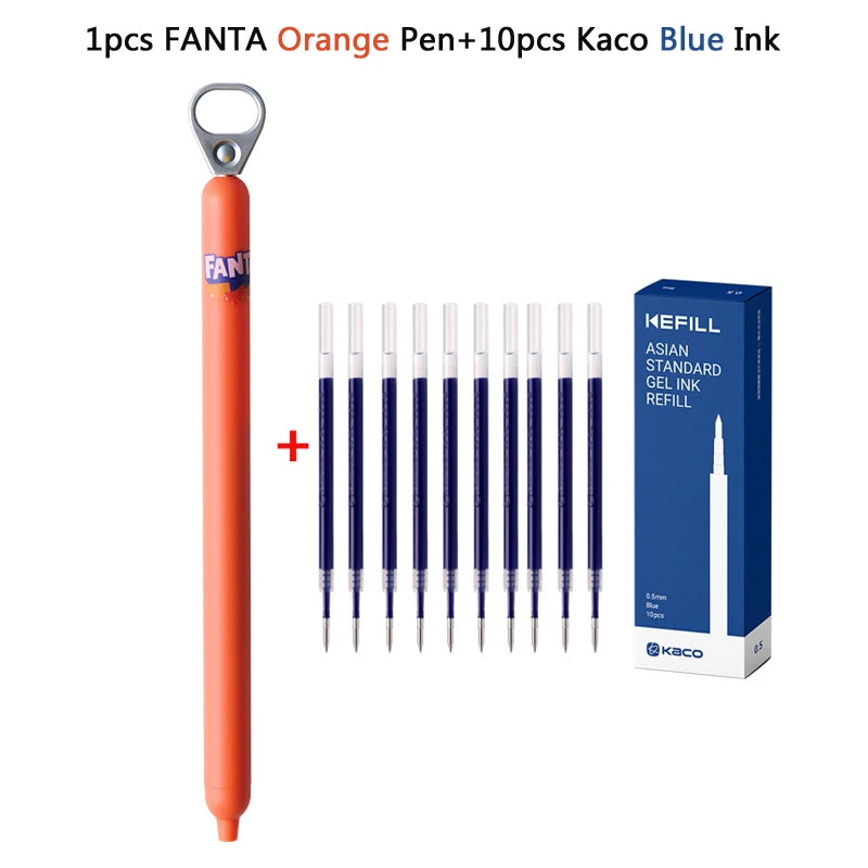 CowLost | product_id-kaco-fanta-collab-sprint-pop-up-0-5mm-black-gel-pen-side-knock-smooth-writing-stationery |41