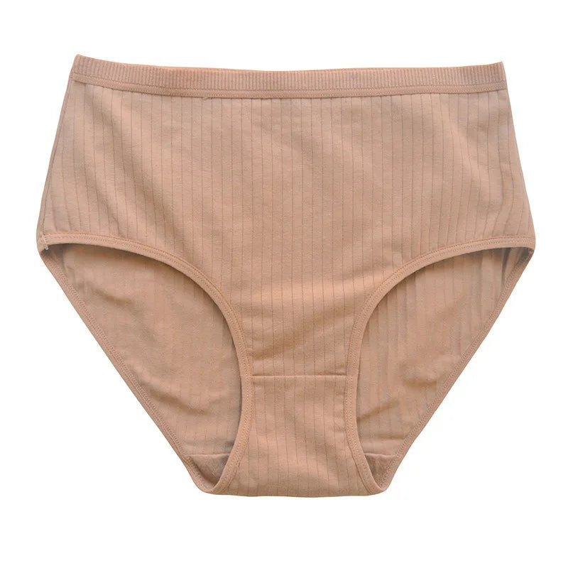 CowLost | product_id-2-pack-women-s-plus-size-high-waist-cotton-briefs-m-xxl-breathable-panties |12