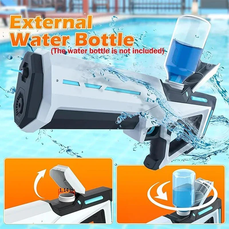 Kids Electric Water Gun Toy Full Automatic Spray for Outdoor Summer Games