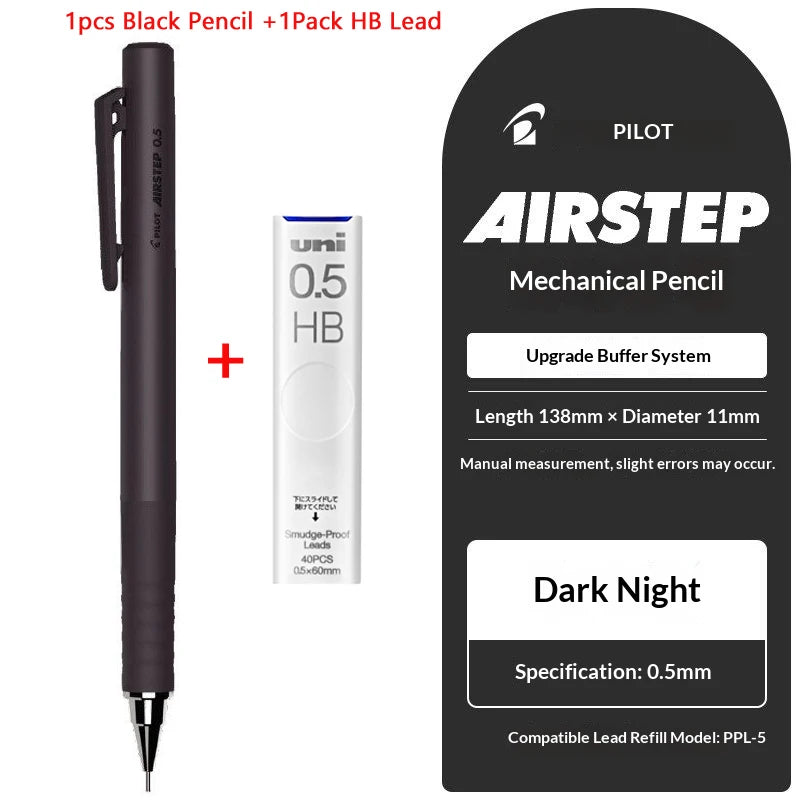 CowLost | product_id-pilot-airstep-has-15-0-5mm-mechanical-pencil-auto-lead-advance-colorful-barrel-stable-writing |33