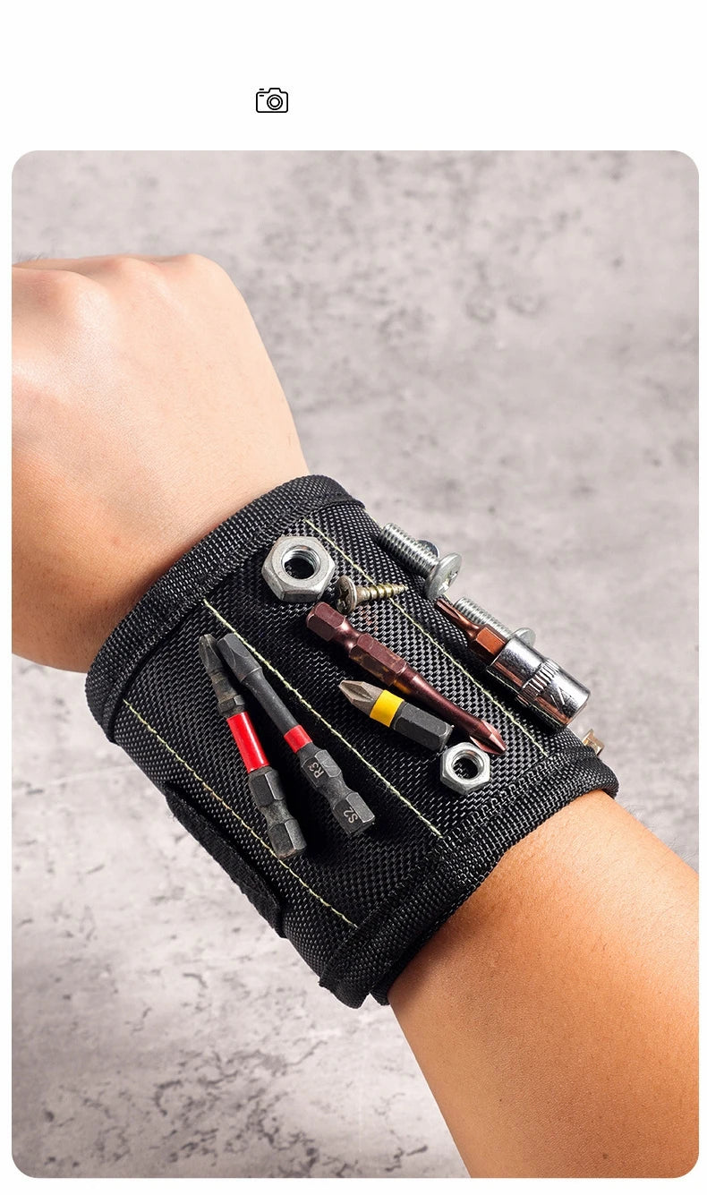 CowLost | product_id-magnetic-wristband-tool-holder-for-screws-nails-and-drill-bits-with-strong-magnets |13