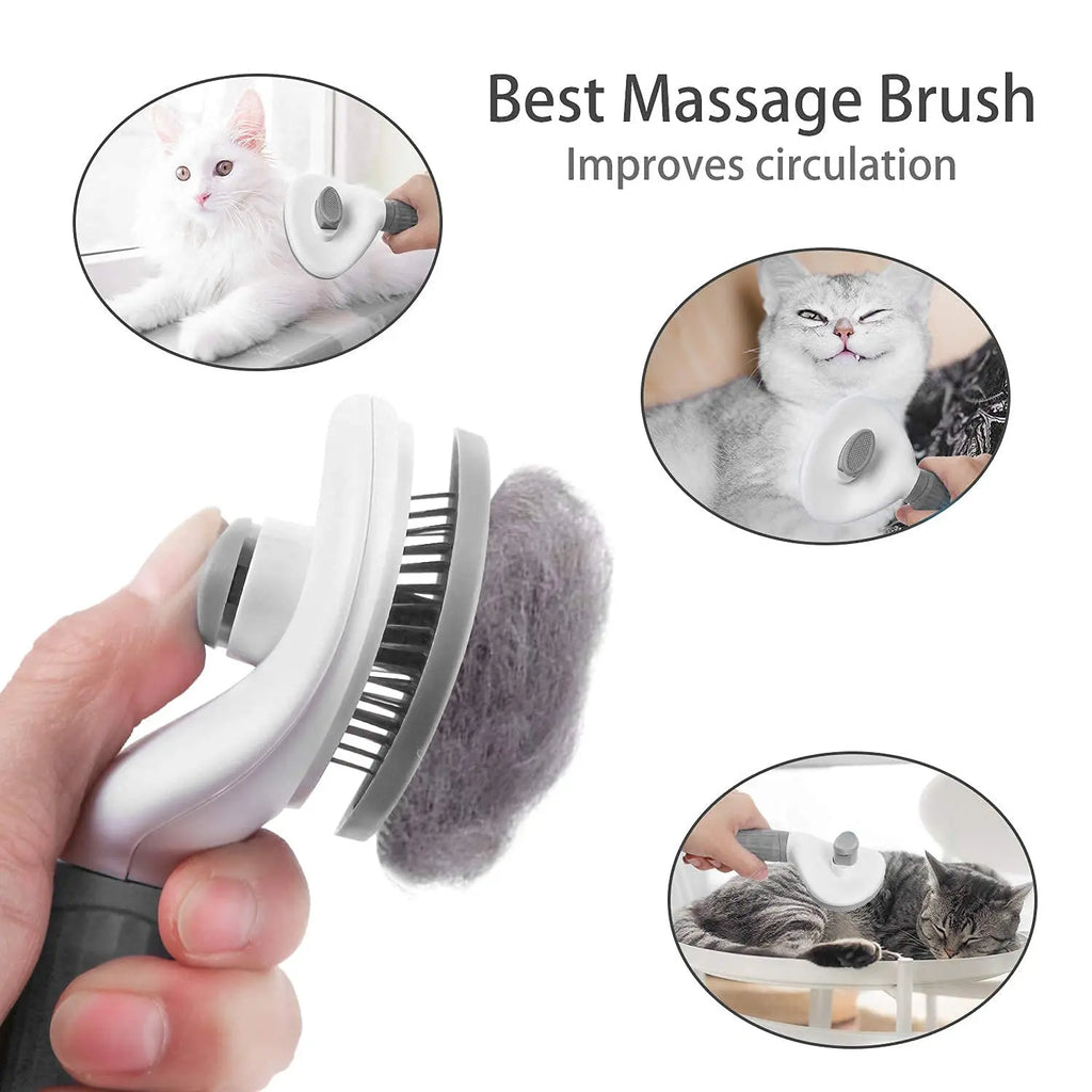 CowLost | tools-pet-hair-removal-comb-for-cats-and-dogs-stainless-steel-grooming-brush |9