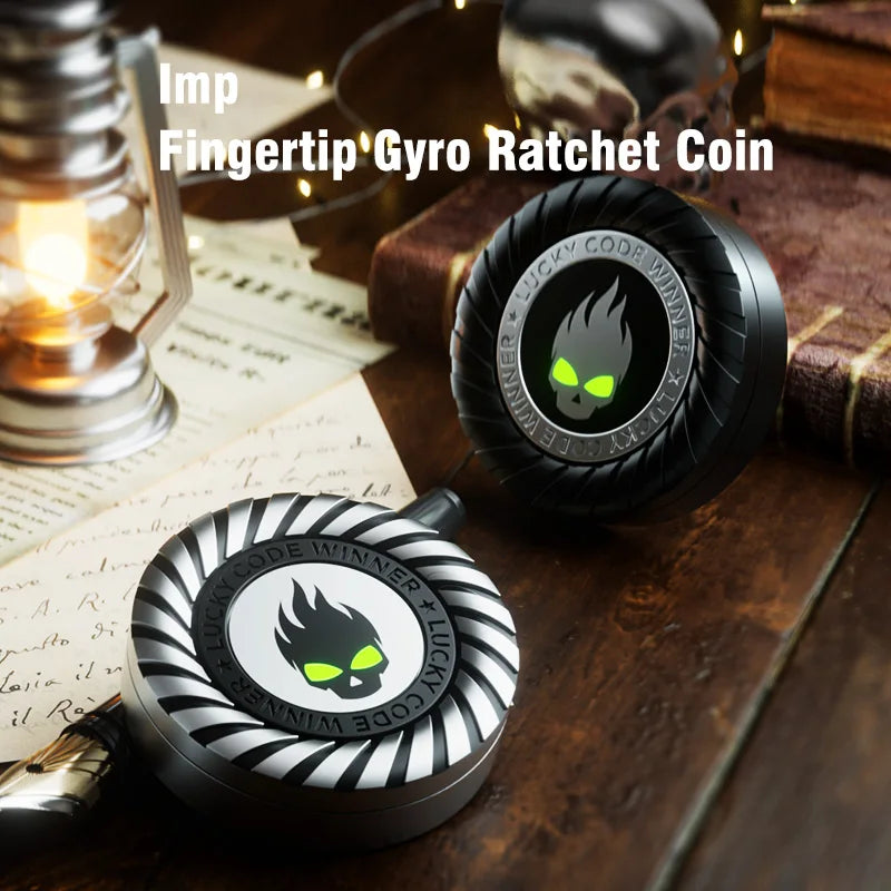 CowLost | product_id-ratchet-metal-fingertip-spinner-edc-stress-relief-toy-little-devil-mechanical-card-pusher-gift |2