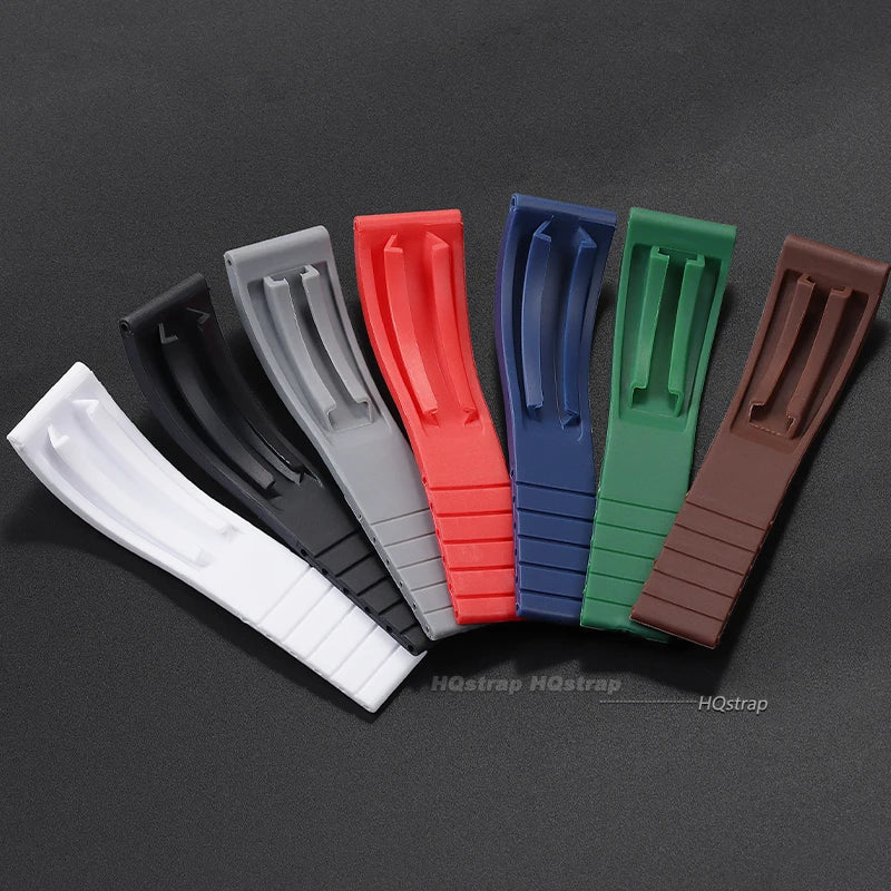 High Quality 20mm Silicone Watch Strap for Rolex Daytona Waterproof Wristband
