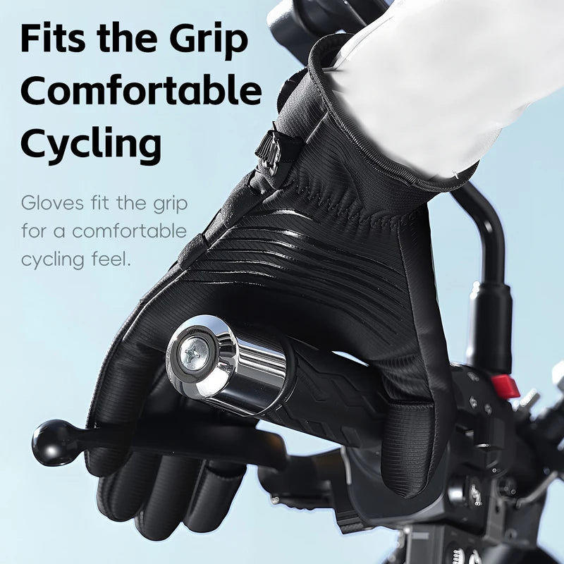CowLost | west-biking-self-locking-bike-gloves-winter-fleece-thermal-cycling-gloves-with-rotating-buckle-waterproof-mtb-motorcycle-gloves |3