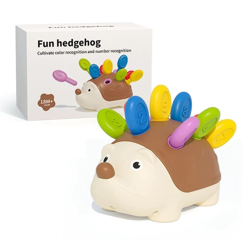 Montessori Baby Hedgehog Sensory Fine Motor Educational Toy for Kids