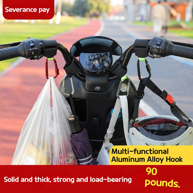 CowLost | product_id-2pcs-heavy-duty-aluminium-alloy-hooks-for-motorcycle-e-bike-scooter-outdoor-use |3