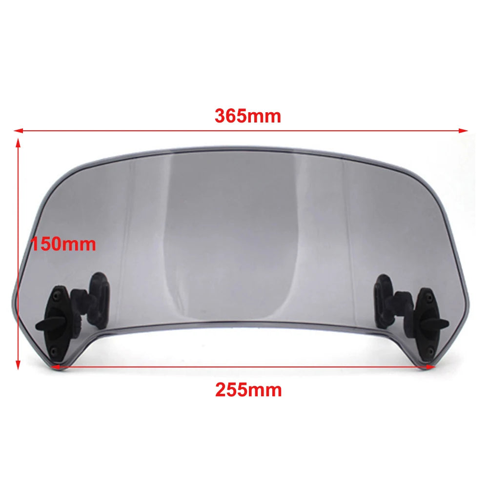 CowLost | product_id-adjustable-clamp-on-windshield-extension-spoiler-for-all-motorcycles |10