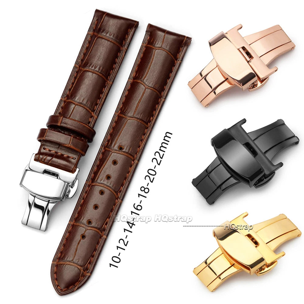 CowLost | product_id-butterfly-buckle-stainless-steel-watch-strap-buckle-for-apple-watch-10-22mm |9