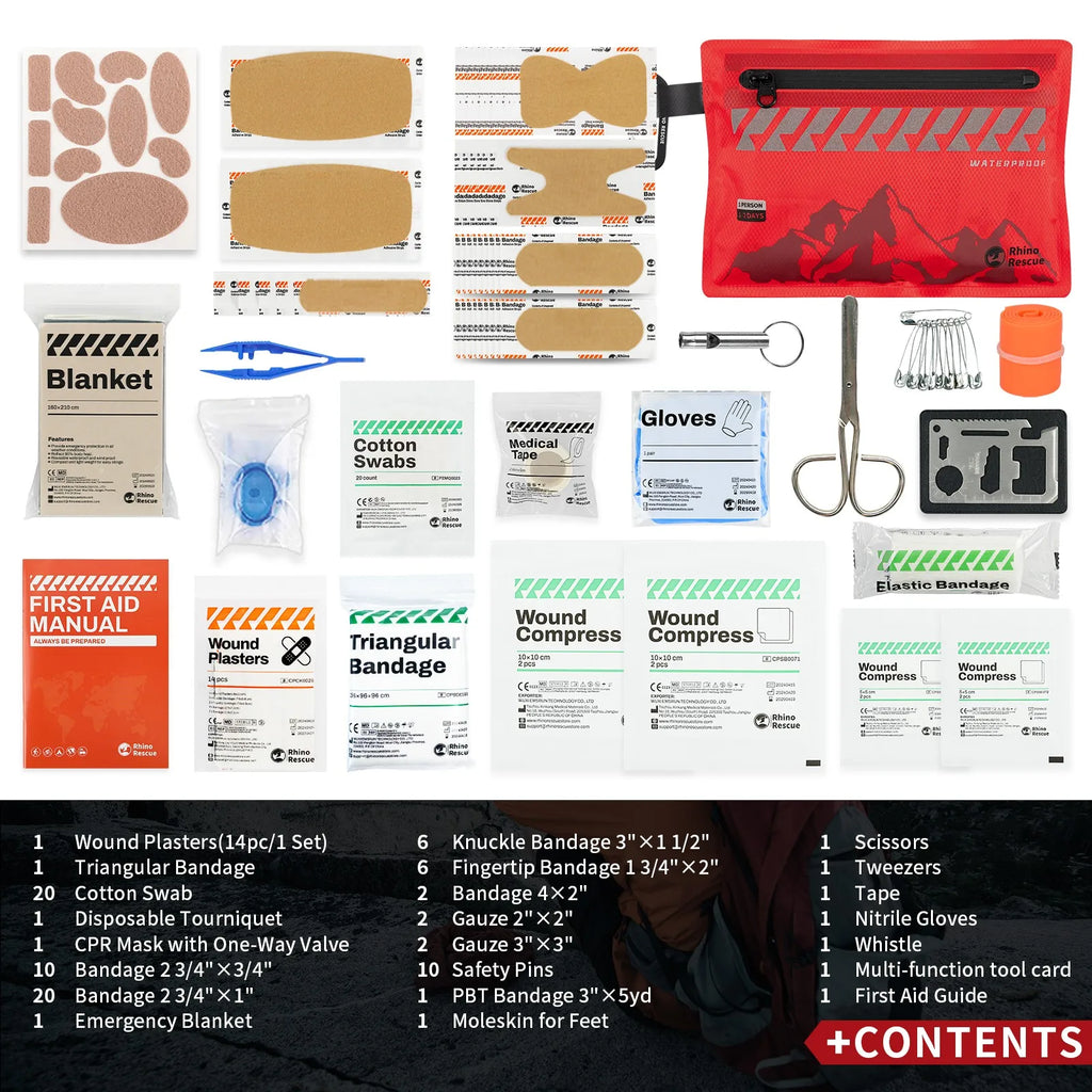 CowLost | sporting-goods-small-first-aid-kit-rhino-rescue-ultralight-waterproof-medical-kit |3