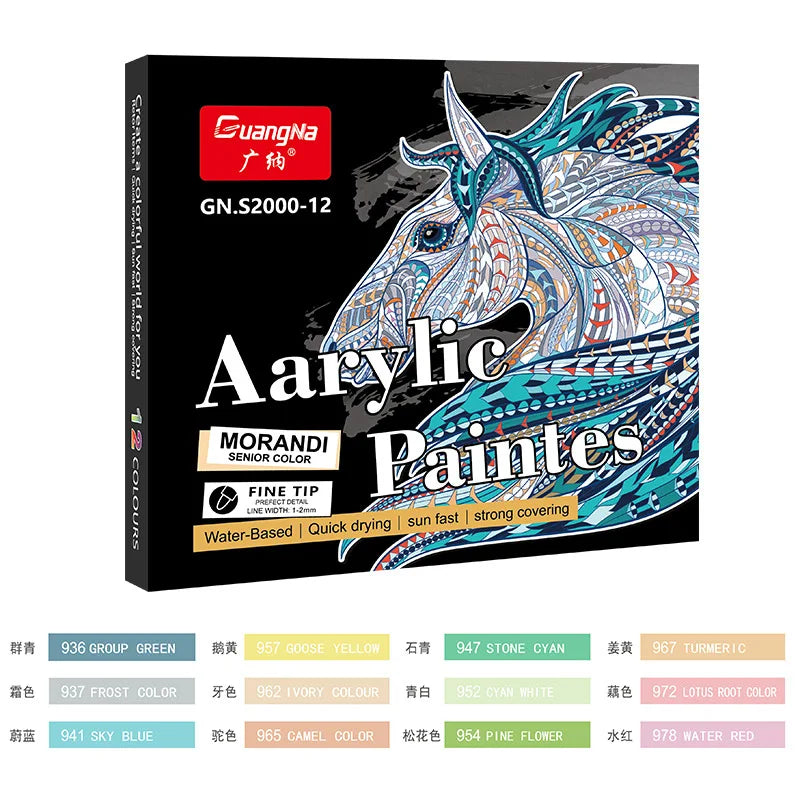 CowLost | product_id-guangna-s2000-morandi-acrylic-marker-set-waterproof-water-based-12-24-36-48-colors-for-ceramic |13