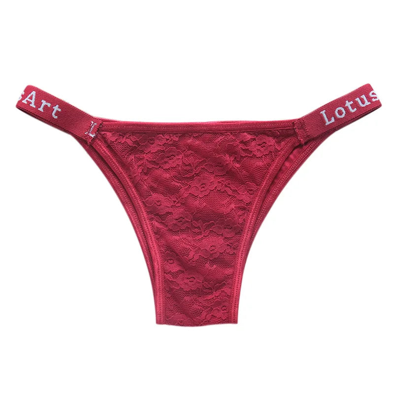 CowLost | product_id-3pcs-women-s-low-waist-lace-brazilian-briefs-set |9