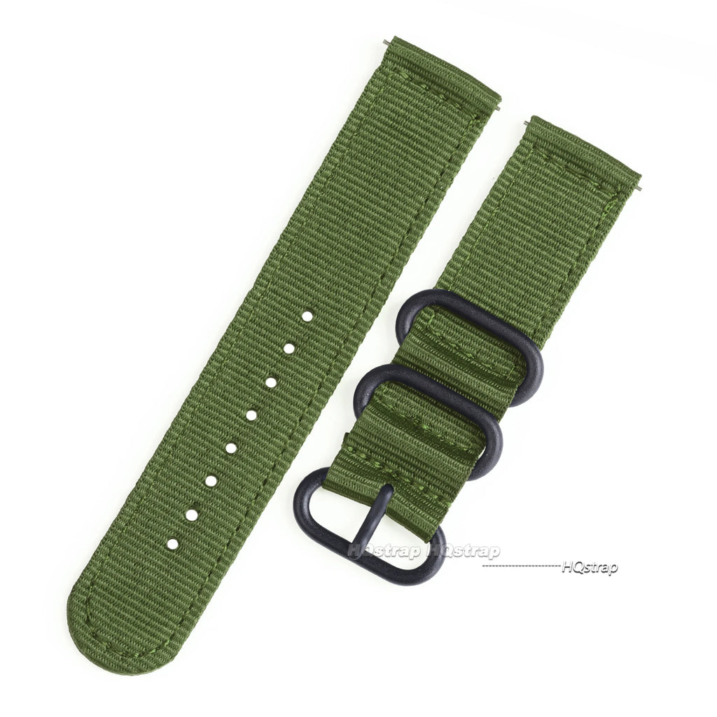 Woven Nylon Sport Watch Strap 18mm-24mm for Seiko, Amazfit, Samsung Galaxy 4/5/6