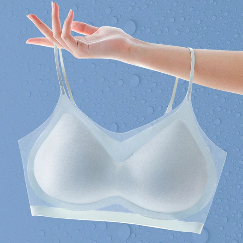CowLost | product_id-ultra-thin-ice-silk-seamless-breathable-womens-sleep-bra-with-sling-back-design |11