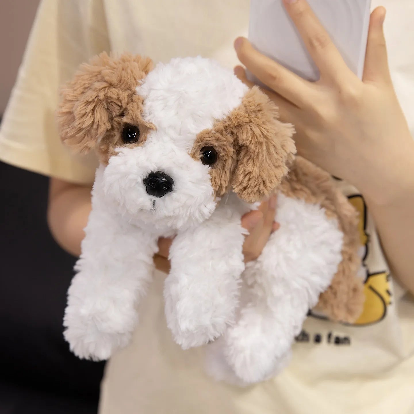 CowLost | fencing-barriers-sleeping-position-baby-dog-plush-toy-32-42-48cm-soft-stuffed-animal |10