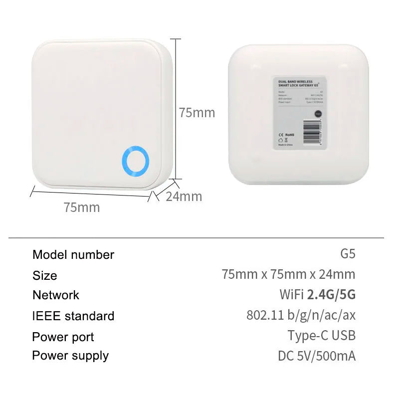 CowLost | converters-product_id-g5-ttlock-tthotel-wifi-bluetooth-to-wifi-hub-gateway |7