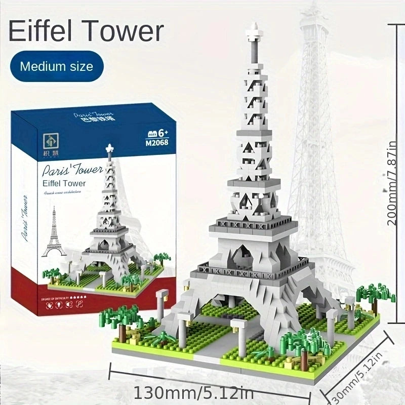 CowLost | product_id-paris-eiffel-tower-micro-particle-building-blocks-desktop-ornament-toy |12