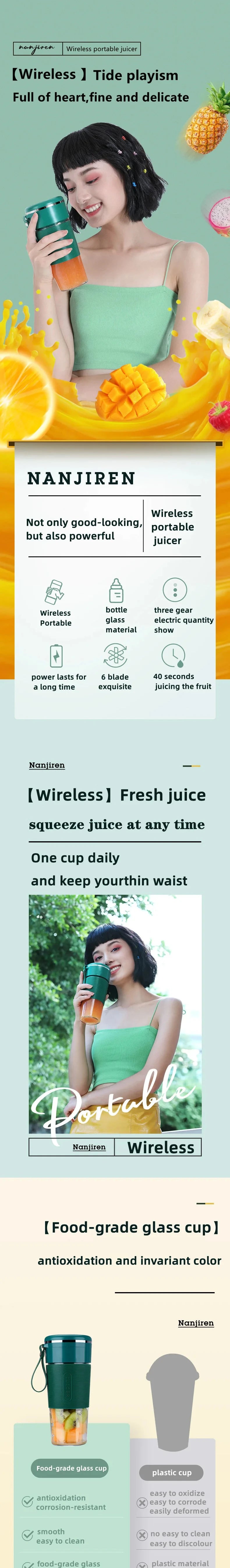 CowLost | product_id-portable-usb-rechargeable-mini-smoothie-blender-juicer-with-glass-cup |7