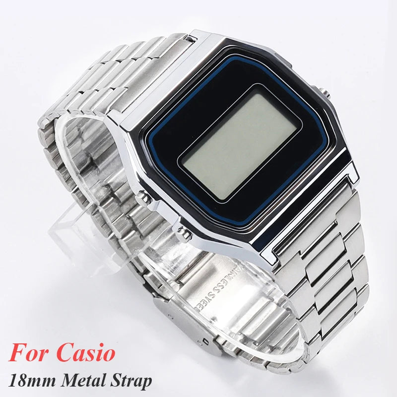 CowLost | product_id-stainless-steel-18mm-watchband-for-casio-f108-f-91w-a158w-a168-f105-ae1300-ae1200-vintage-metal-wrist-strap |1