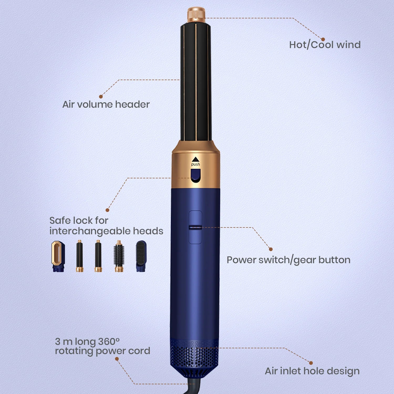 CowLost | product_id-homefish-5-in-1-multi-hair-styler-straightener-curler-dryer-brush-foldable-1000w-hair-dryer |6