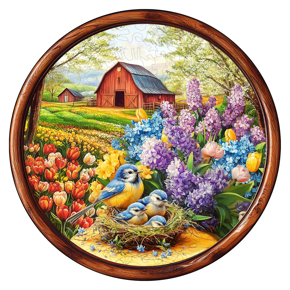 CowLost | product_id-adult-wooden-3d-garden-bird-nest-puzzle-with-ecological-scenery |1