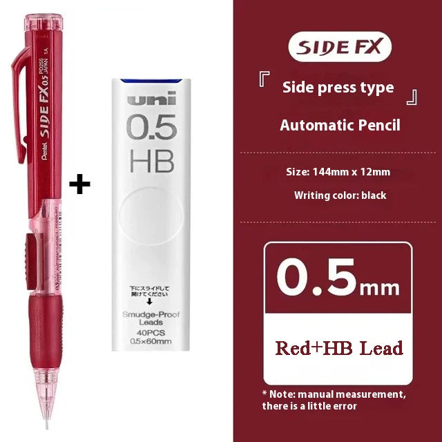 CowLost | product_id-pentel-japan-pd255-0-5mm-mechanical-pencil-side-push-non-retractable-for-drawing-and-sketching |25