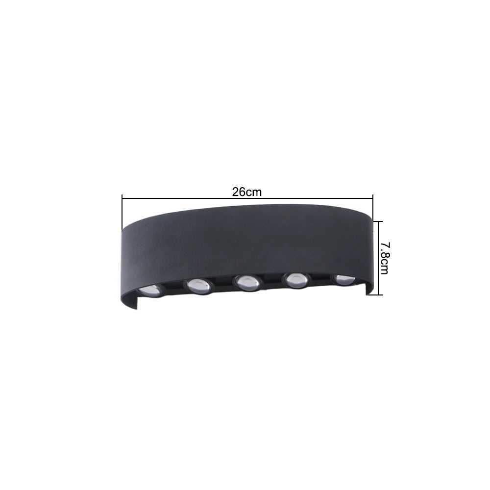 CowLost | product_id-led-wall-lamp-ip65-waterproof-up-down-light-indoor-outdoor-ac110-220v-plastic |18