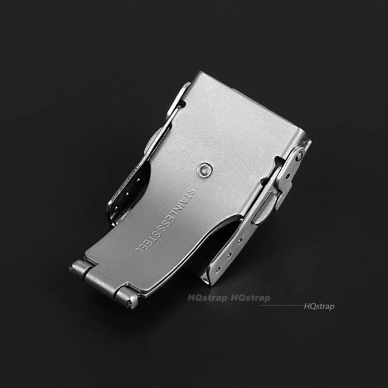 CowLost | product_id-stainless-steel-folding-watch-clasp-buckle-double-press-14-24mm-silver-black-gold |3