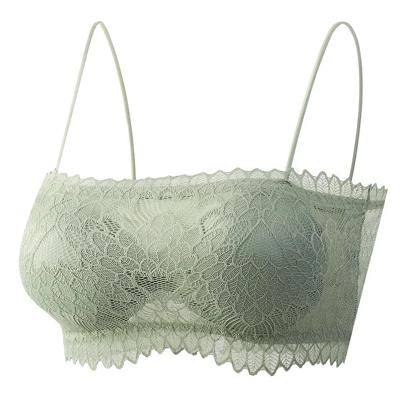 CowLost | product_id-women-s-lace-wireless-padded-tube-bra-low-rise-panty-set |13