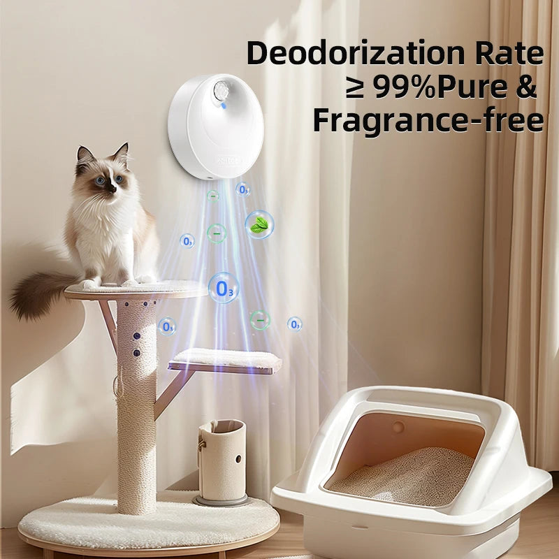 CowLost | cat-toys-rojeco-smart-cat-litter-box-deodoriser-4000mah-odor-purifier |2