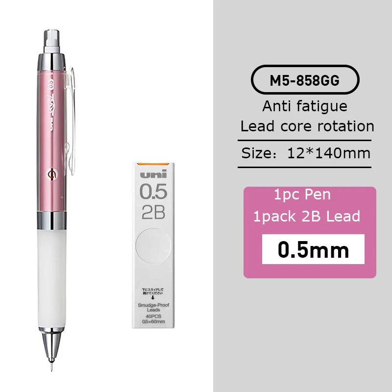 CowLost | product_id-japanese-uni-m5-858gg-kuru-toga-0-5mm-mechanical-pencil-soft-grip-smooth-writing |24