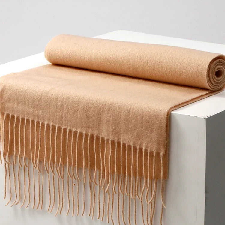 CowLost | winter-pure-long-wool-scarf-women-luxury-brand |15