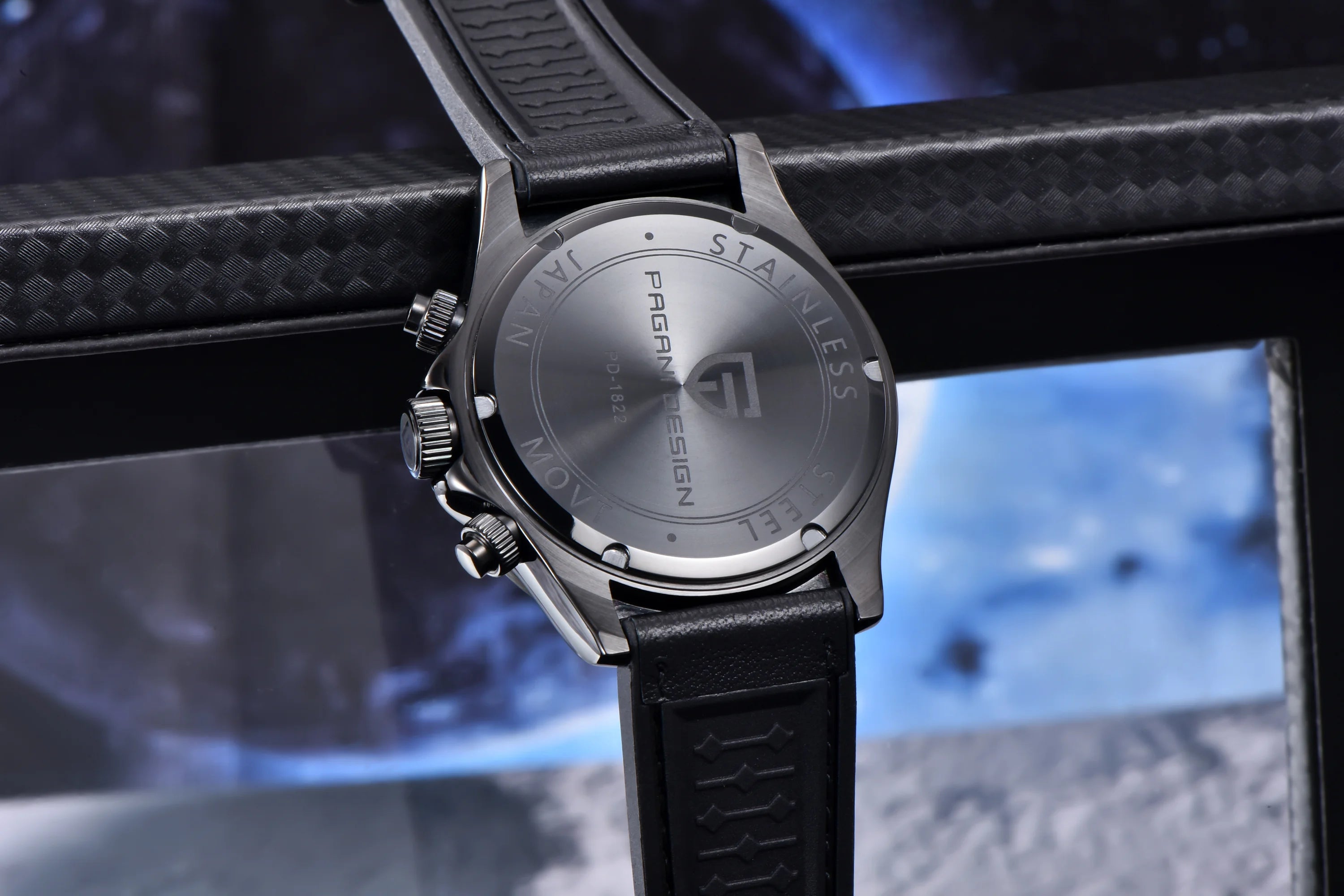 CowLost | pagani-design-2025-new-all-black-bb-panda-chronograph-luxury-quartz-watch |14