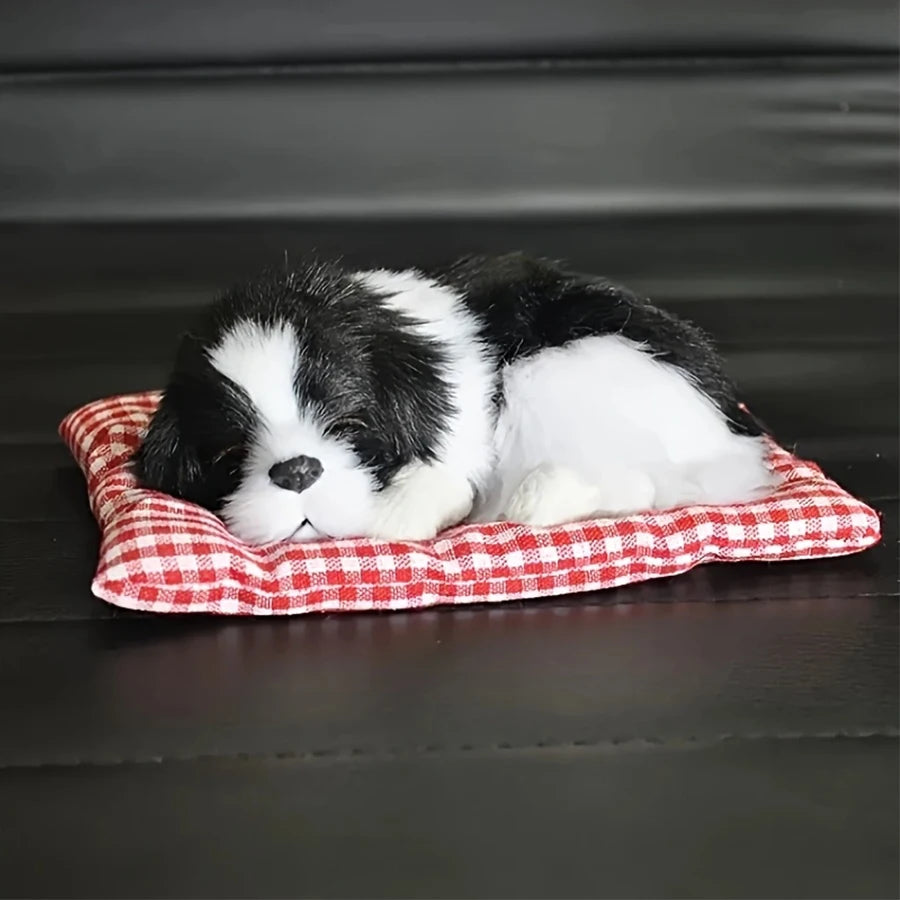 CowLost | product_id-fluffy-dog-plush-puppy-ornament-for-car-and-home-decoration |8
