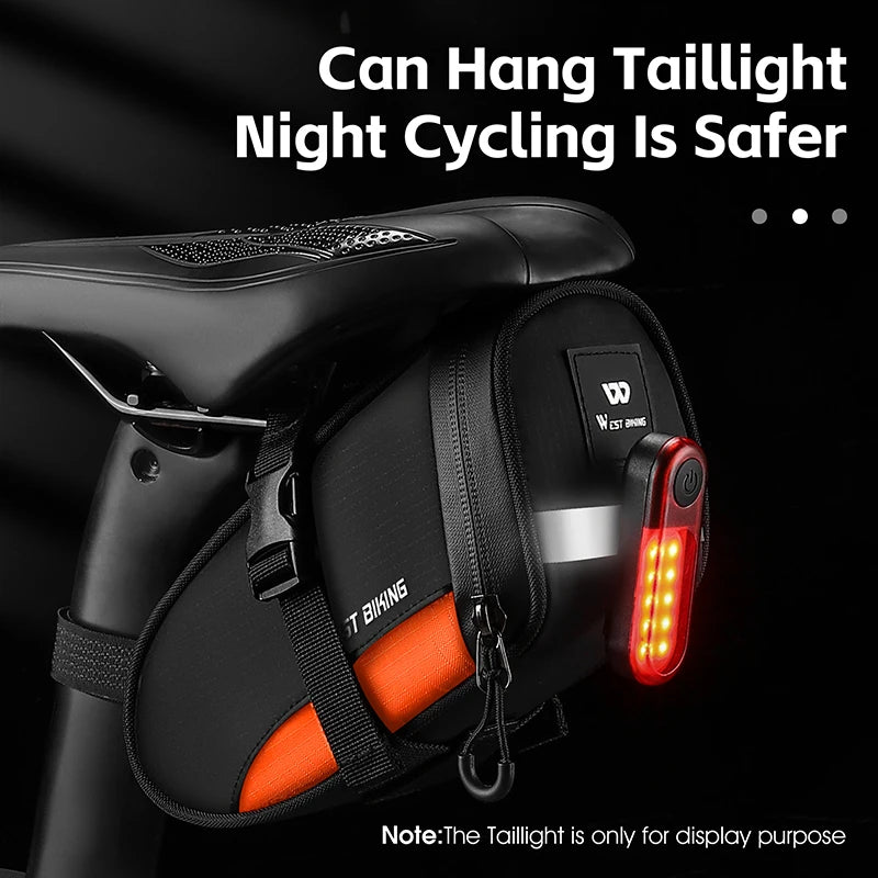 CowLost | west-biking-portable-bike-tail-bag-1-2l-reflective-cycling-bag-ultralight-waterproof |5