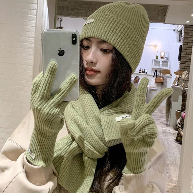 CowLost | knit-neck-scarf-gloves-caps-three-piece-set-for-women-men |17