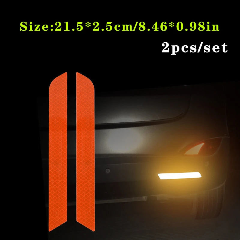 CowLost | product_id-2pcs-reflective-car-rear-bumper-safety-strip-stickers |15
