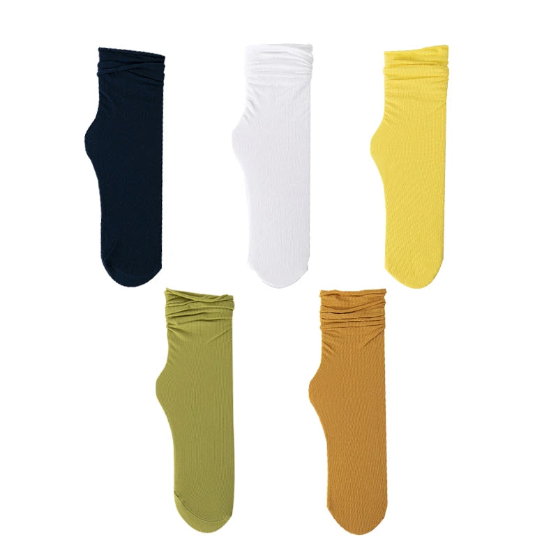 CowLost | 5-pairs-women-girls-summer-spring-thin-loose-socks-set |24