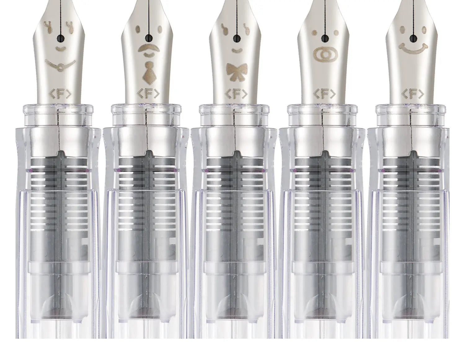 CowLost | product_id-pilot-kakuno-smile-family-series-transparent-fountain-pen-with-ergonomic-grip-for-kids |7