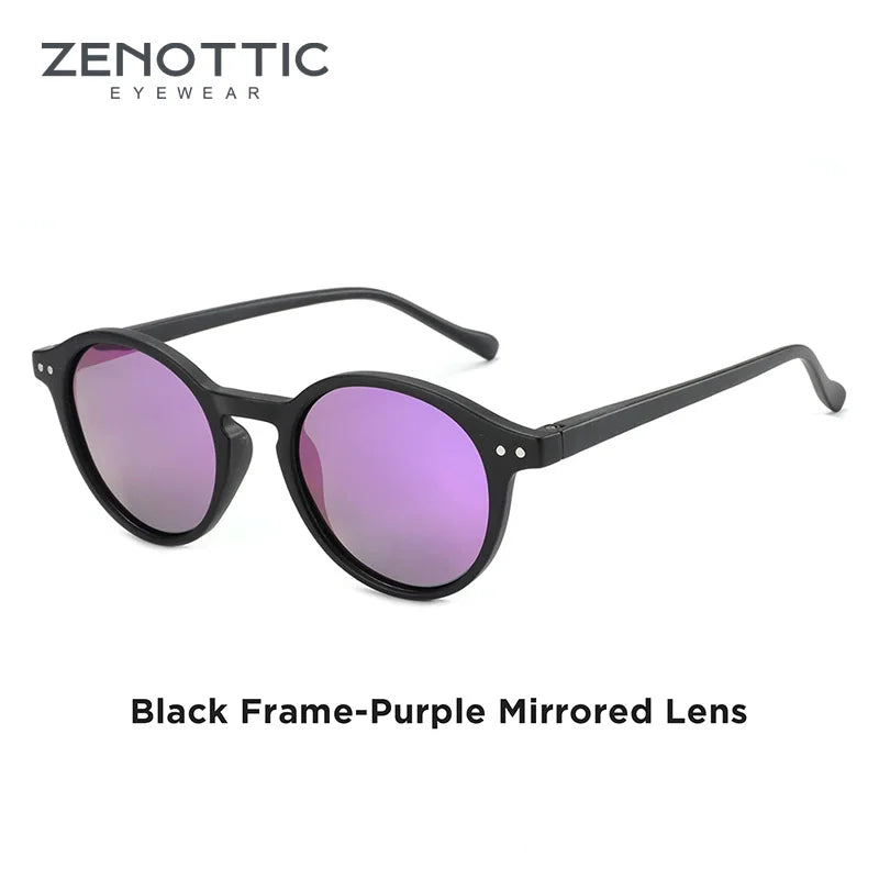 CowLost | zenottic-s-size-retro-circular-polarized-sunglasses |36