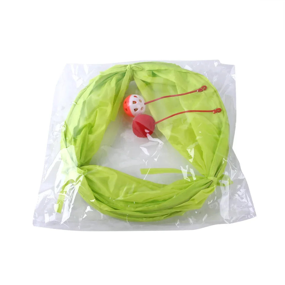 CowLost | cat-treats-cat-tunnel-toy-with-2-holes-and-balls-for-pets |3