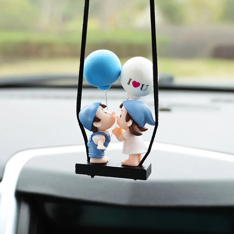 CowLost | gin-product_id-kiss-boys-and-girls-balloon-car-rearview-mirror-pendant-ornament |2