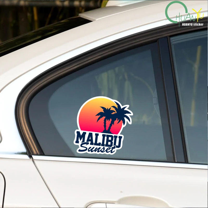 CowLost | personality-malibu-sunset-car-sticker-decal-pvc |5